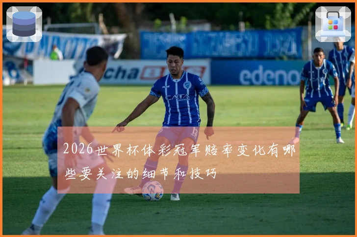 2026世界杯体彩冠军赔率变化有哪些要关注的细节和技巧